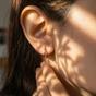Gold Tiny Plain Everyday Classic Gold Plated Hoop Earrings, Image 2 of 5