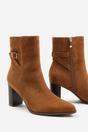 Beige 'North' Wide Fit Block Heel Boot, Image 3 of 4