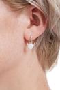 Silver Highland Cow Huggie Hoops, Image 2 of 3