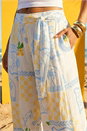White Dusk Citrus Wide Leg Trouser, Image 4 of 4