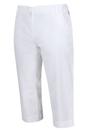 White Bayletta Capri Trousers, Image 4 of 6