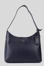 Navy Ashwood Leather Navy 'Splendore di Milano' Real Leather Hobo Shoulder Bag, Image 1 of 4