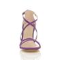 Purple AJVANI Purple High Heel Crossed Straps Buckle Strappy Sandals, Image 6 of 6