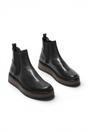 Black Womens Heel Ankle Pull-On Boots RAWI131, Image 2 of 5
