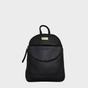 Black Assots London Black 'GEORGE' Pebble Grain Mini Leather Backpack, Image 1 of 3