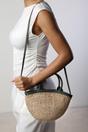 Olive Jianna Woven Raffia Tote With Cross Body, Image 2 of 6
