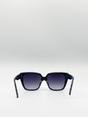 Black Oversized Cat Eye Sunglasses, Image 6 of 6