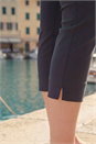 Dark Grey Cropped Stretch Trouser, Image 4 of 4