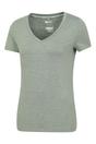 Khaki Vitality V Neck TShirt, Image 4 of 4