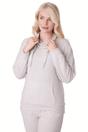 Beige Camille Lingerie Beige Comfy Fit Marl Hacci Pyjama set, Image 5 of 5
