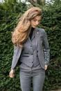 Grey Grey 3-Piece Prince of Wales Check Suit, Image 2 of 8