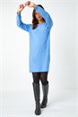 Light Blue  Pearl Embellished Jumper Dress, Image 2 of 5