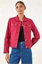 Rust Stretch Pocket Detail Jacket, Image 3 of 6