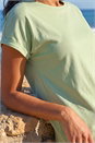 Sage Stretch Cotton Jersey T-Shirt, Image 4 of 4