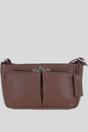 Brown 'Iverness' Real Leather Crossbody Bag, Image 1 of 5