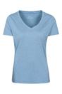 Blue Vitality V Neck TShirt, Image 1 of 3