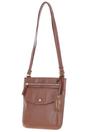 Tan 'Five CB' Real Leather Cross Body Bag, Image 4 of 5