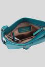 Teal 'Heaven' Real Leather Cross Body Bag, Image 4 of 4