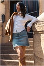 Ivory  Dusk Collared Button Jumper, Image 7 of 7