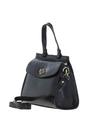 Black Medium Real Leather Grab Bag, Image 2 of 4