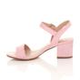 Light Pink AJVANI Light Pink Mid Block Heel Strappy Sandals, Image 3 of 5