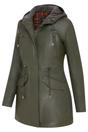Green Hooded Parka Jacket-Oakengates, Image 2 of 5