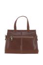 Brown Medium Real Leather Grab Bag, Image 3 of 4