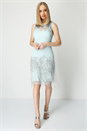 Mint  Embellished Flapper Dress, Image 2 of 5