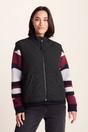 Black Juni Relaxed Fit Shower Resistant Gilet, Image 1 of 6