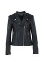Black Ashwood Leather Black 'Vento' Real Leather Biker Jacket, Image 2 of 5