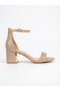 Cream Bella Womens Glitter Block Heel Sandals, Image 6 of 8