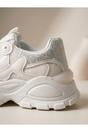 White iKrush White Ivy Studded Chunky Trainers, Image 4 of 8