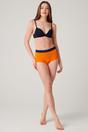 Midnight Blue Pack of Three "Citron Blue" Cotton Hipster Boxer Briefs, Image 8 of 8