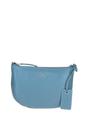 Blue 'Galway' Elegant Real Leather Crossbody Bag, Image 1 of 5