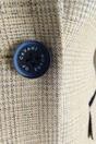 Cream Infinity Leather Cream Women's Tweed Cream Jacket Peaky Blinders, Image 6 of 6
