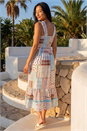 Ivory  Petite Ric Rac Strappy Midi Dress , Image 3 of 4