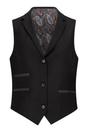 Black Womens 3 Piece Black Formal Office Suit, Image 5 of 8