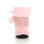Pink AJVANI Pink Knitted Glitter Ankle Boot Slippers, Image 5 of 5