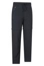 Black Explorer ZipOff Trousers, Image 3 of 4