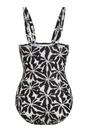 Beige Sakari Floral Tummy Control Swimsuit, Image 2 of 3