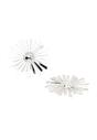 Silver Floral Earrings, Image 3 of 5