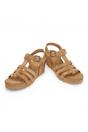 Brown Womens Suede Wedge Heel Sandals-Vero B1, Image 5 of 8
