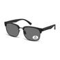 Black Round Matte Black Gunmetal Grey Polarized MP192, Image 2 of 3