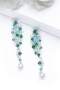 Silver Silver-Colored Contemporary Drop Earrings, Image 2 of 4
