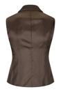 Brown Infinity Leather Brown Tweed 1920s Herringbone Brown Waistcoat, Image 5 of 5