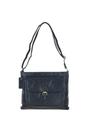 Navy Real Leather Vintage Medium  Shoulder Bag, Image 2 of 4