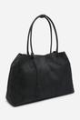 Black Where's That From Black 'Drift' Suede Slouchy Shoulder Tote Bag, Image 3 of 7