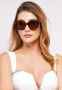 Black Retro Round-Frame Fashion Sunglasses, Image 5 of 7