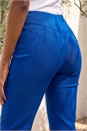 Midnight Blue Knee Length Stretch Shorts, Image 4 of 4
