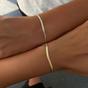 Silver Italian Sterling Silver Herringbone Bracelet, Image 3 of 3